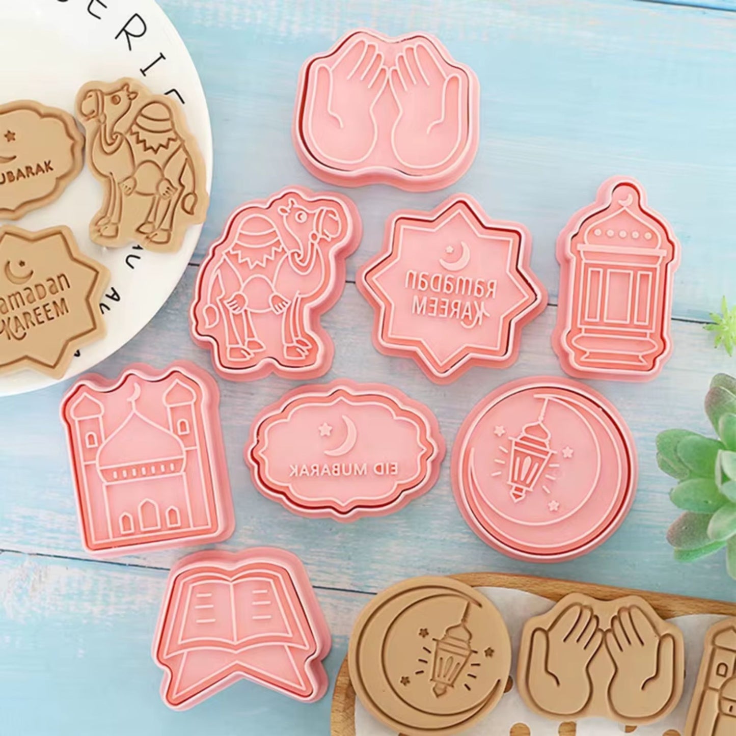 Ramadan and Eid Cookie Cutter 8PC Set