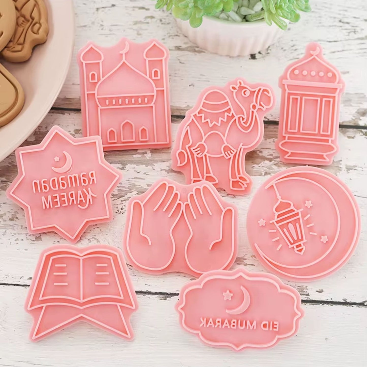Ramadan and Eid Cookie Cutter 8PC Set