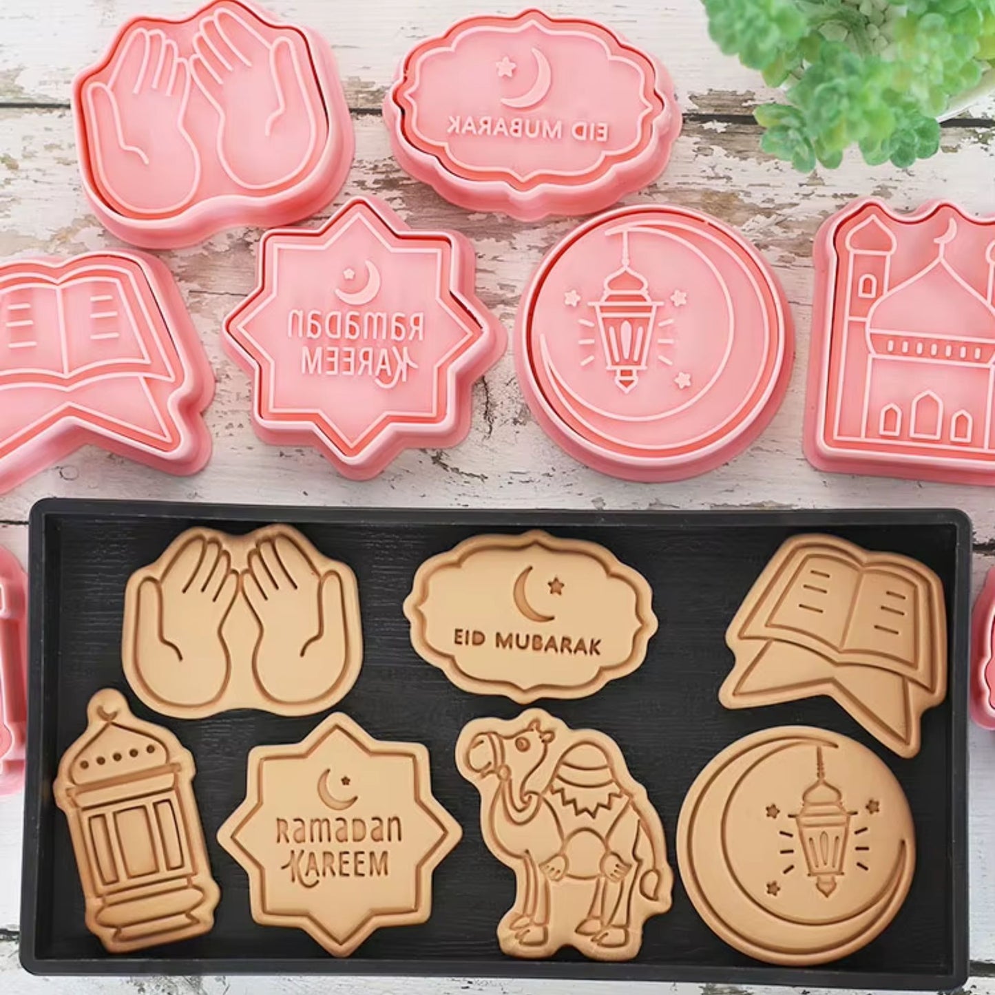 Ramadan and Eid Cookie Cutter 8PC Set