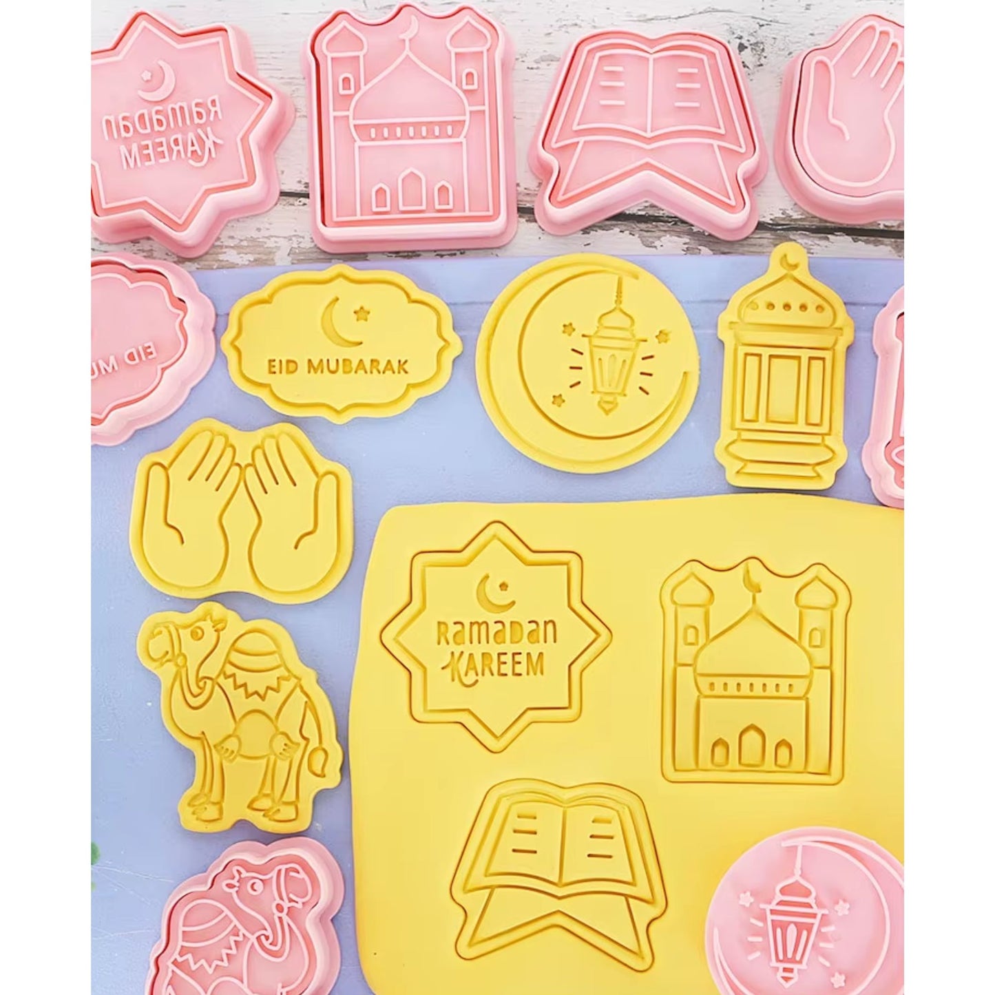 Ramadan and Eid Cookie Cutter 8PC Set