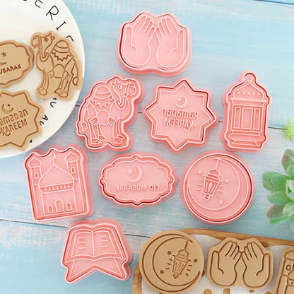Ramadan and Eid Cookie Cutter 8PC Set