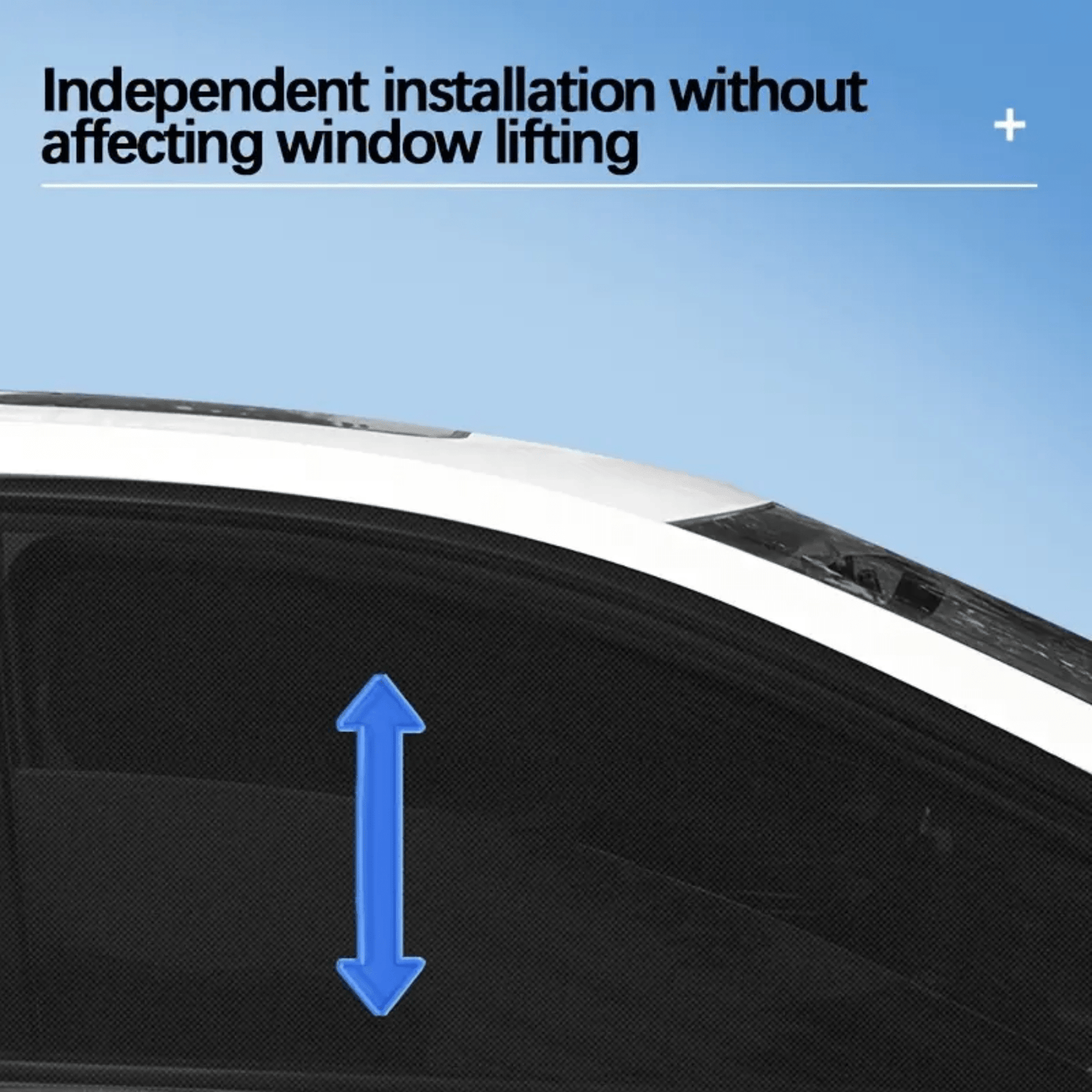 4pc Car Window Mesh Covers, Breathable Window Screen and Mosquito Net, For Front and Back Windows, Suitable for Most Cars & SUVs