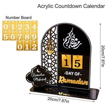 Acrylic Ramadan Countdown Calendar